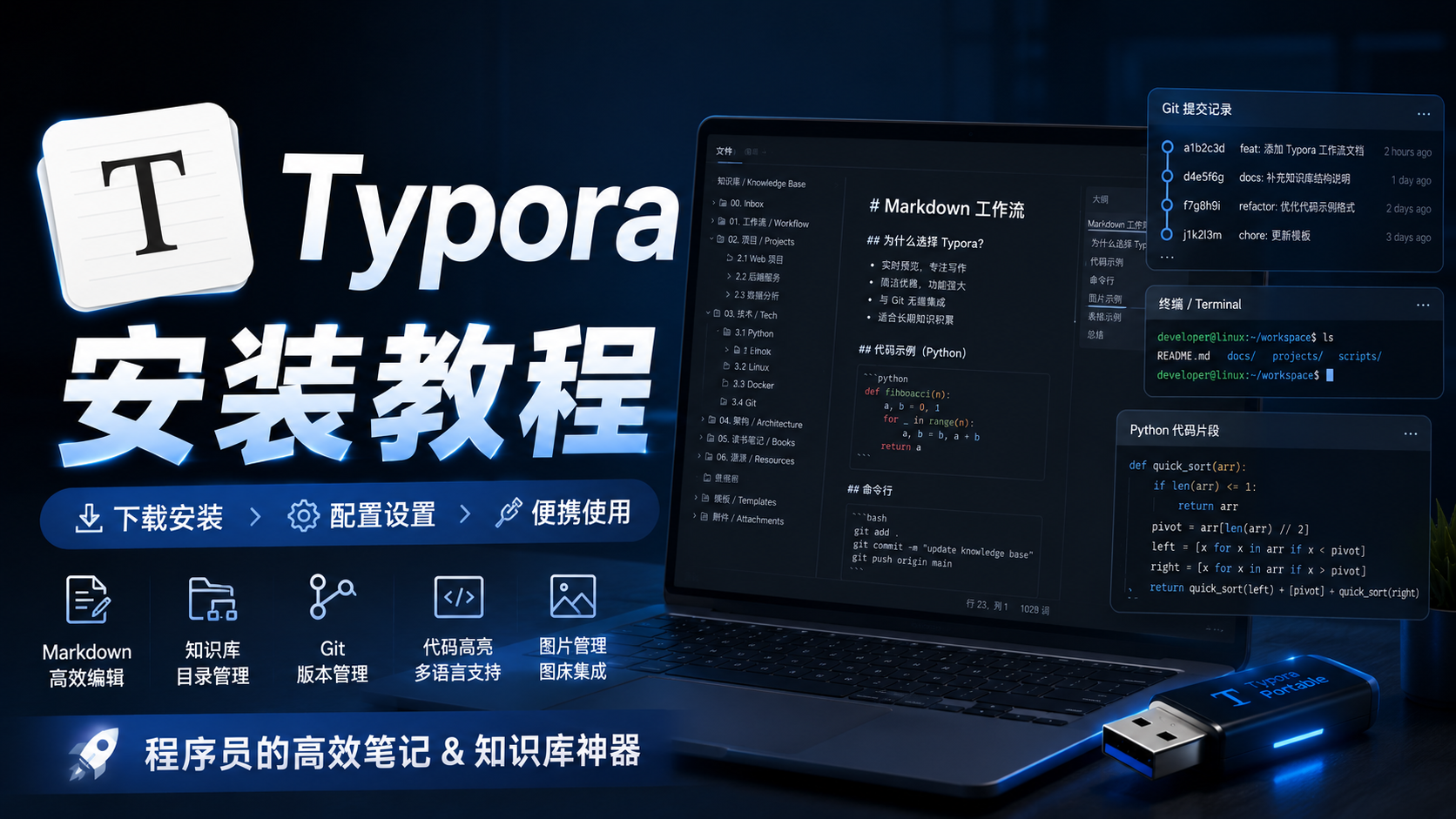 （2026最新）Typora 安装激活 +Typora美化  + Git 工作流